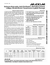 DataSheet MAX1481 pdf